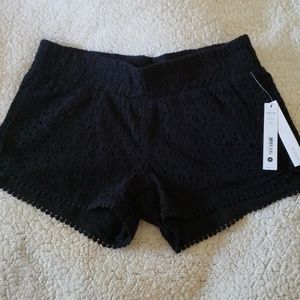 AQUA Teenager Shorts Lace Black short Size M